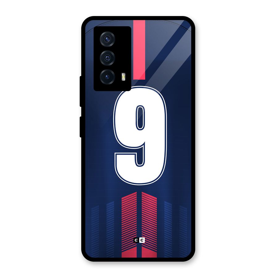 Jersy No 9 Glass Back Case for Vivo iQOO Z5