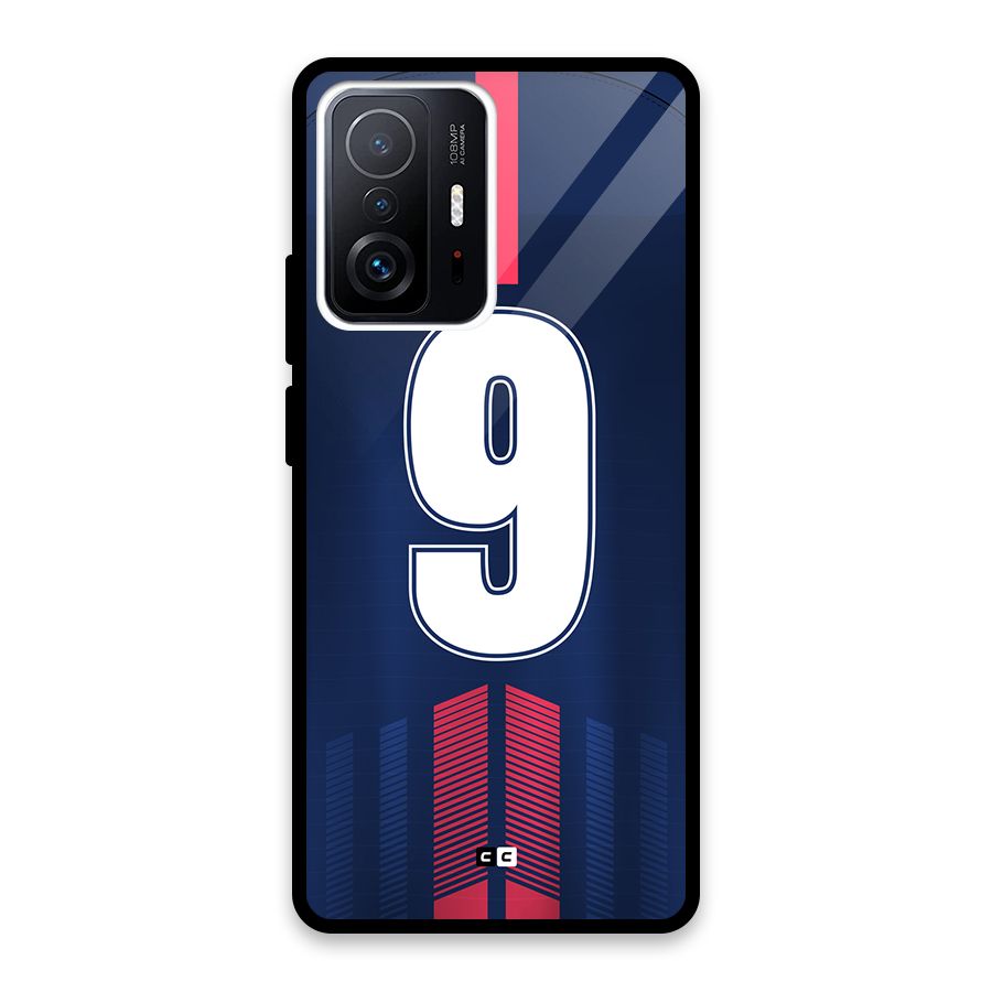 Jersy No 9 Glass Back Case for Xiaomi 11T Pro