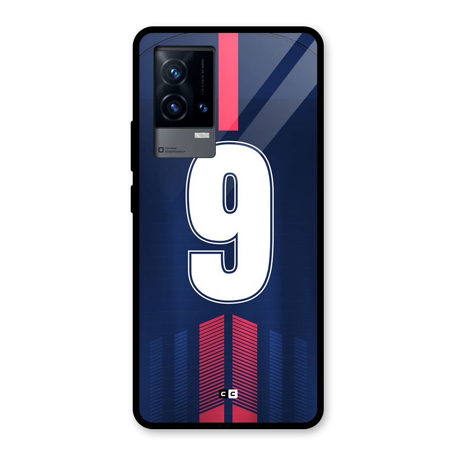 Jersy No 9 Glass Back Case for iQOO 9 5G