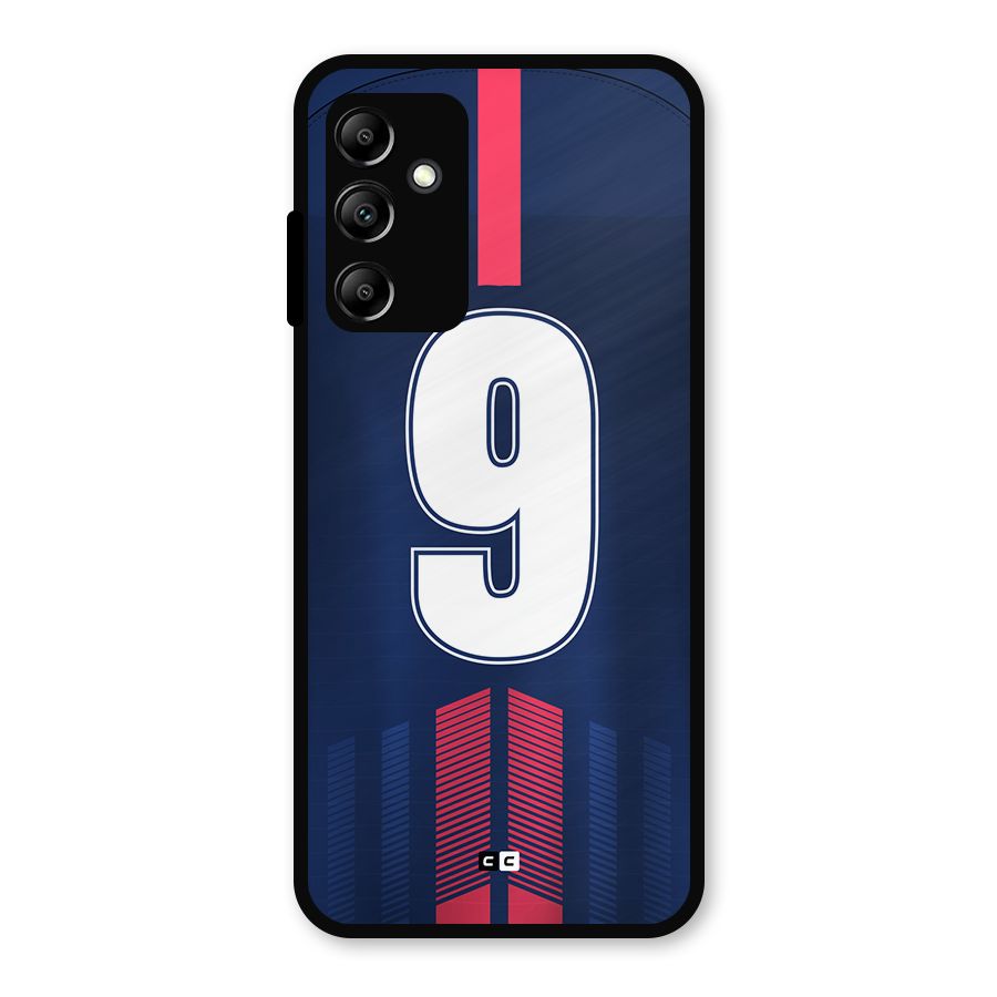 Jersy No 9 Metal Back Case for Galaxy A14 5G