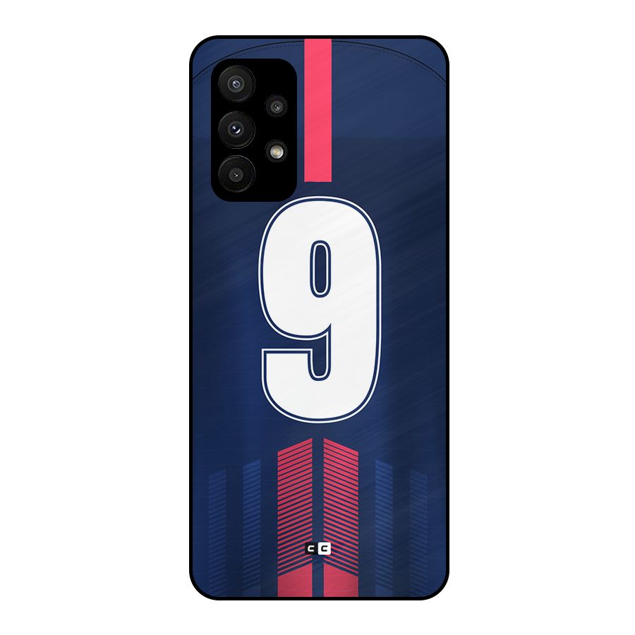 Jersy No 9 Metal Back Case for Galaxy A23