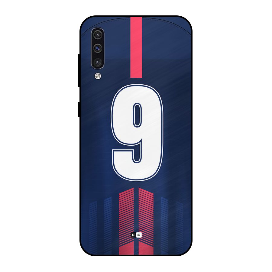 Jersy No 9 Metal Back Case for Galaxy A30s