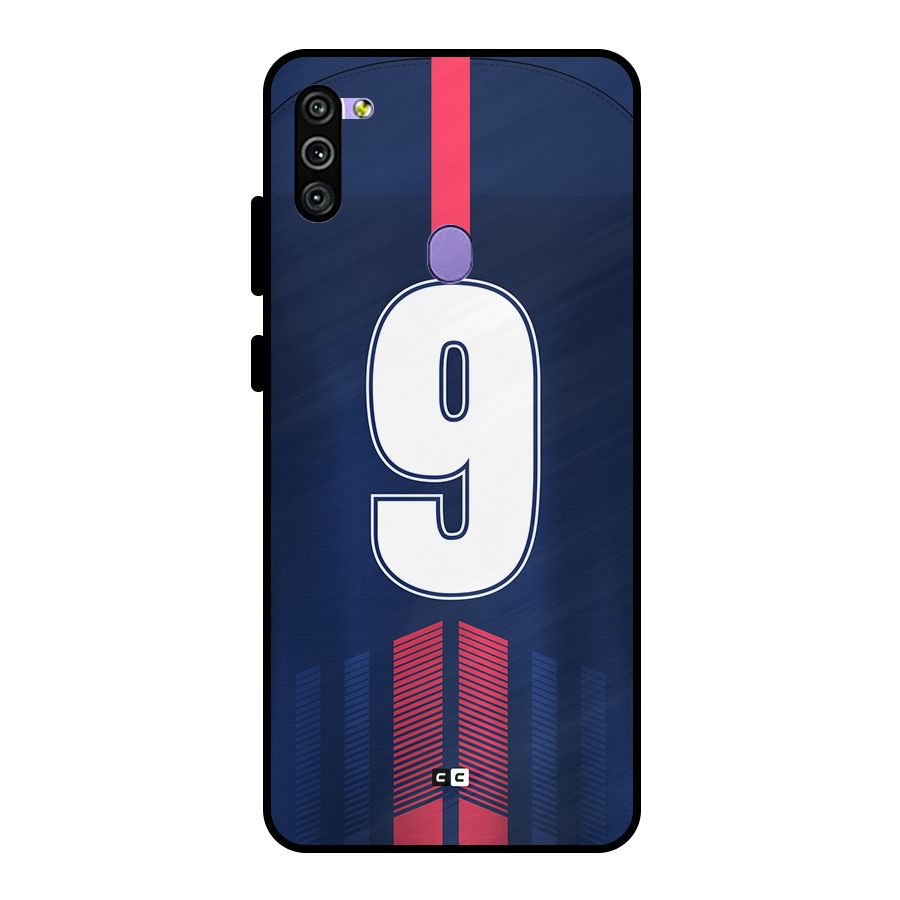 Jersy No 9 Metal Back Case for Galaxy M11