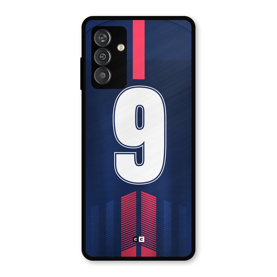 Jersy No 9 Metal Back Case for Galaxy M13