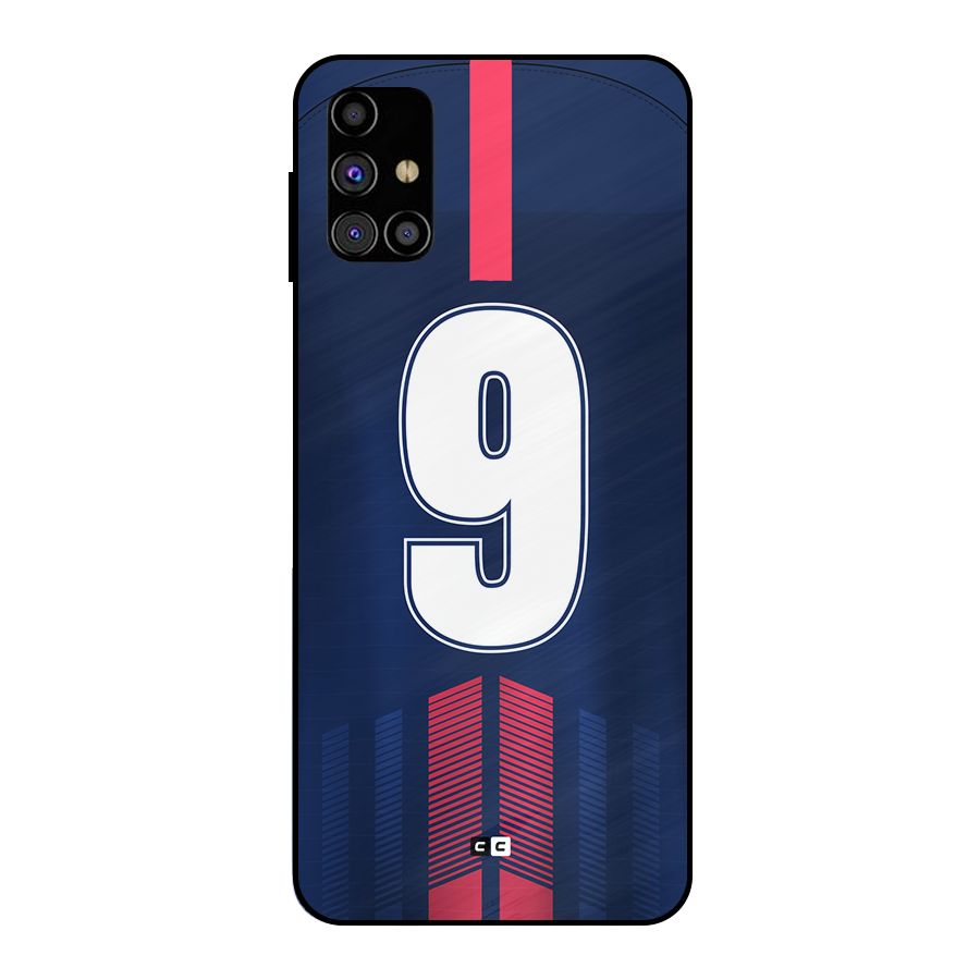 Jersy No 9 Metal Back Case for Galaxy M31s