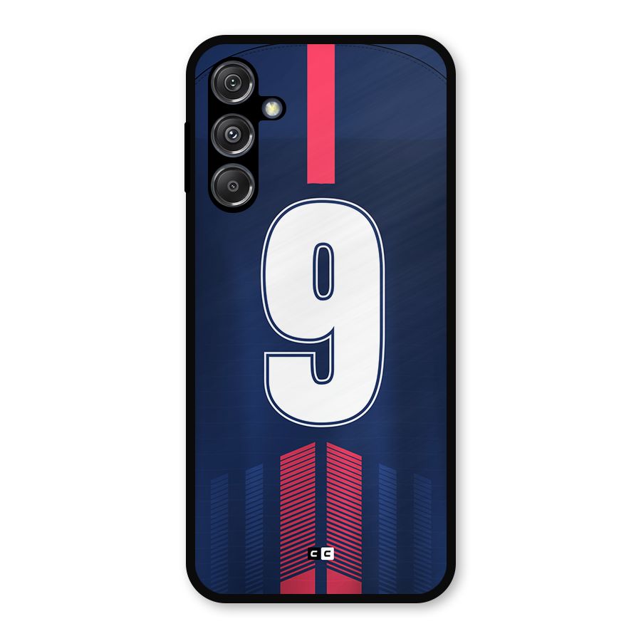 Jersy No 9 Metal Back Case for Galaxy M34 5G