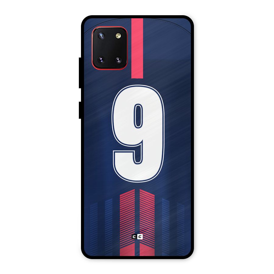 Jersy No 9 Metal Back Case for Galaxy Note 10 Lite