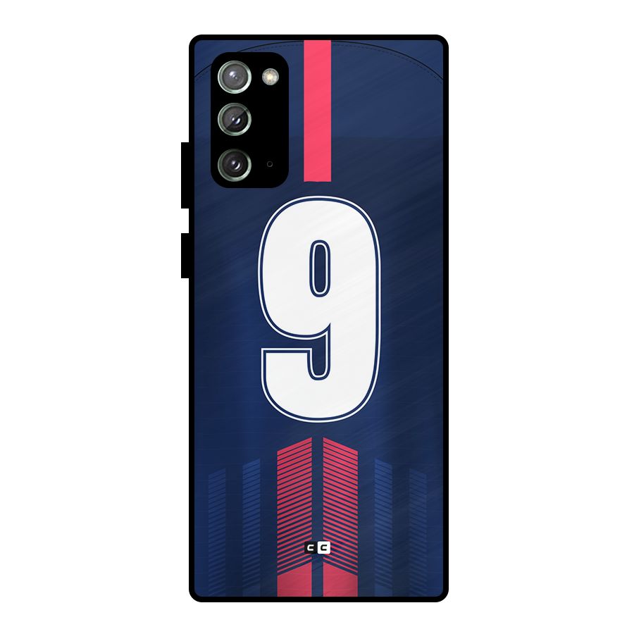 Jersy No 9 Metal Back Case for Galaxy Note 20