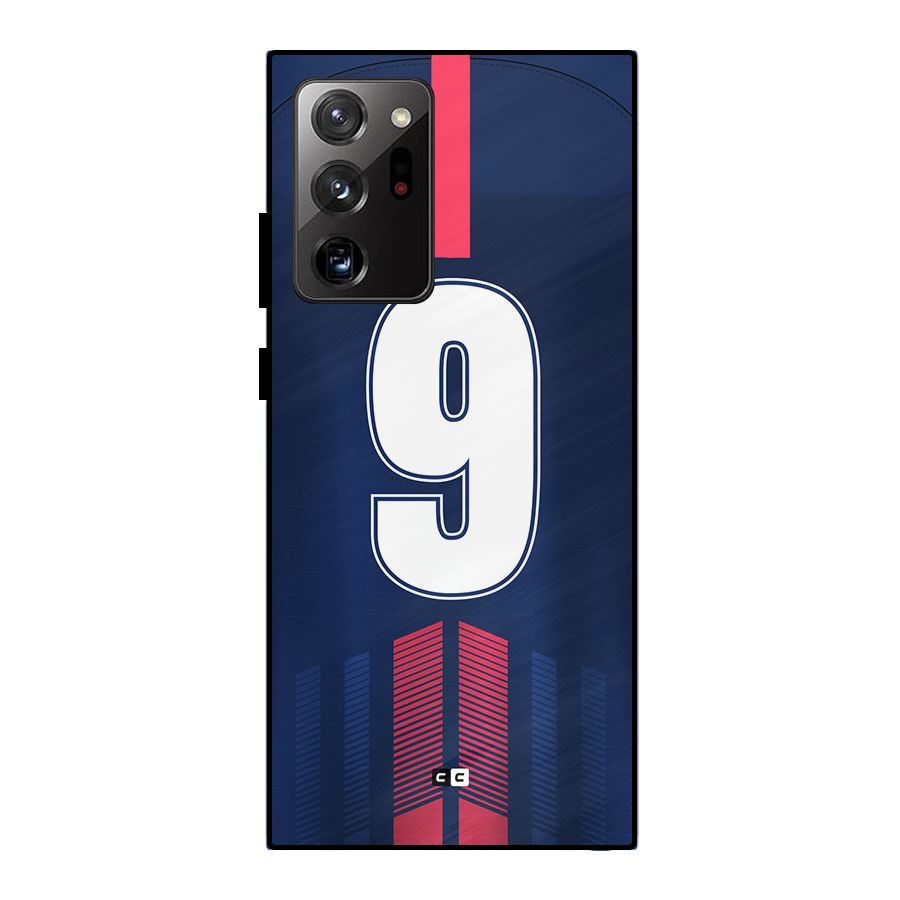 Jersy No 9 Metal Back Case for Galaxy Note 20 Ultra 5G