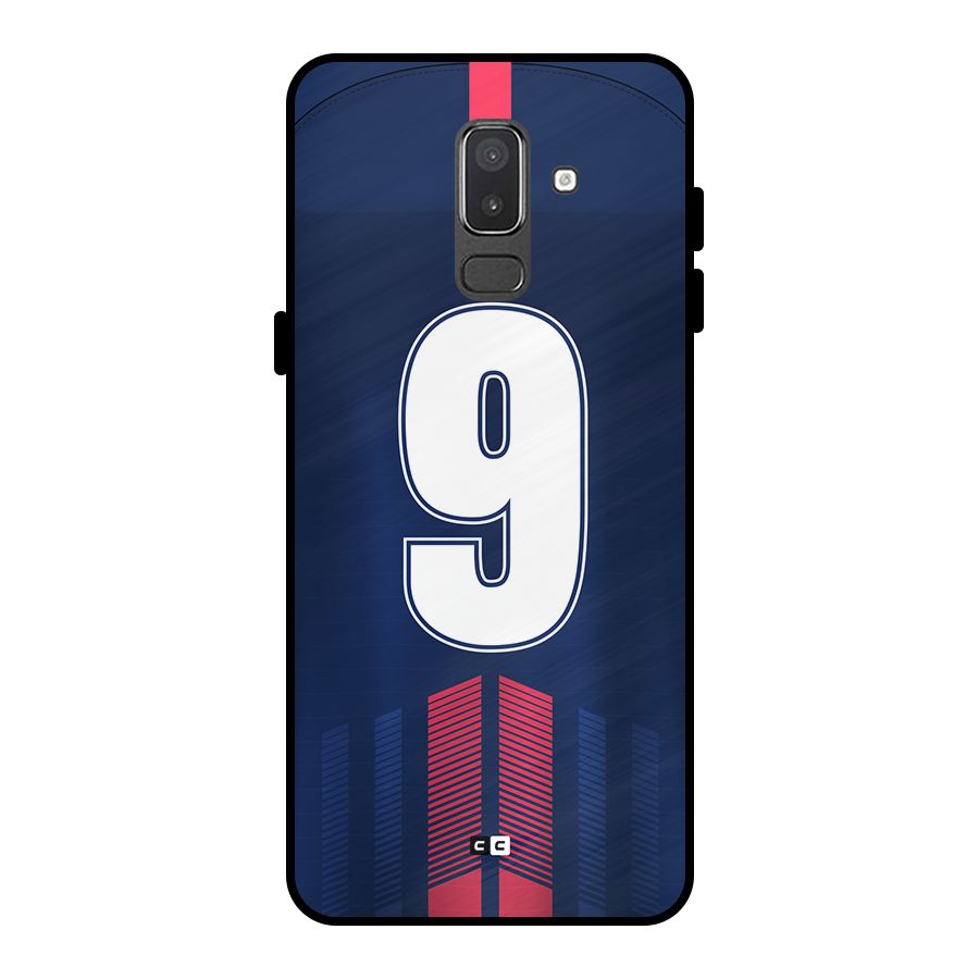 Jersy No 9 Metal Back Case for Galaxy On8 (2018)