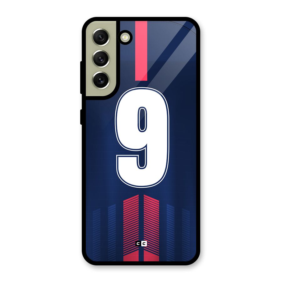 Jersy No 9 Metal Back Case for Galaxy S21 FE 5G (2023)