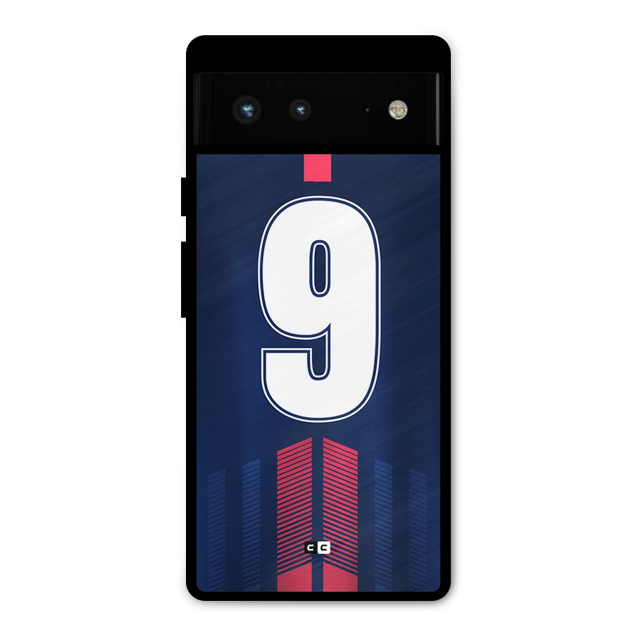 Jersy No 9 Metal Back Case for Google Pixel 6
