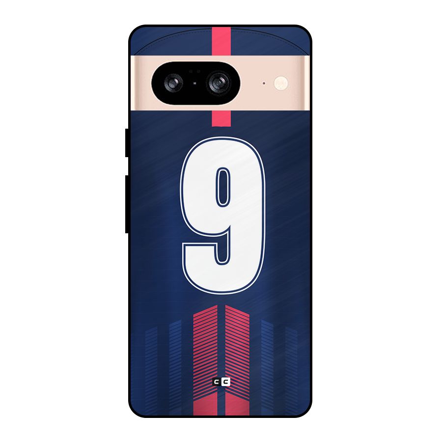 Jersy No 9 Metal Back Case for Google Pixel 8