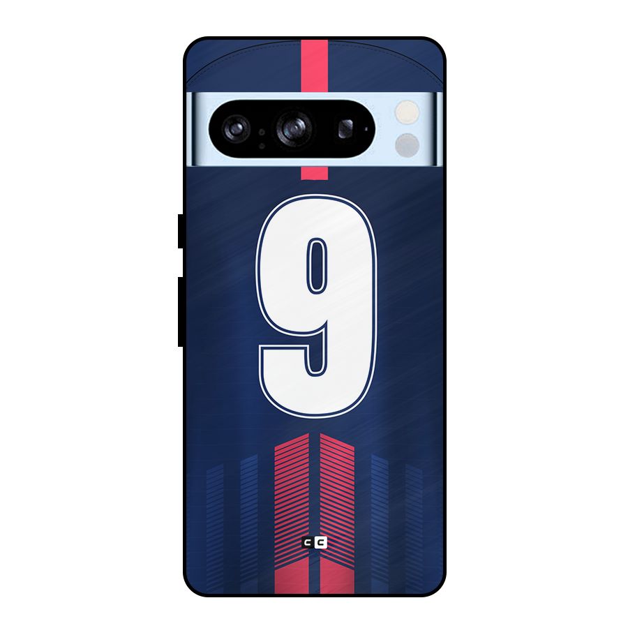 Jersy No 9 Metal Back Case for Google Pixel 8 Pro