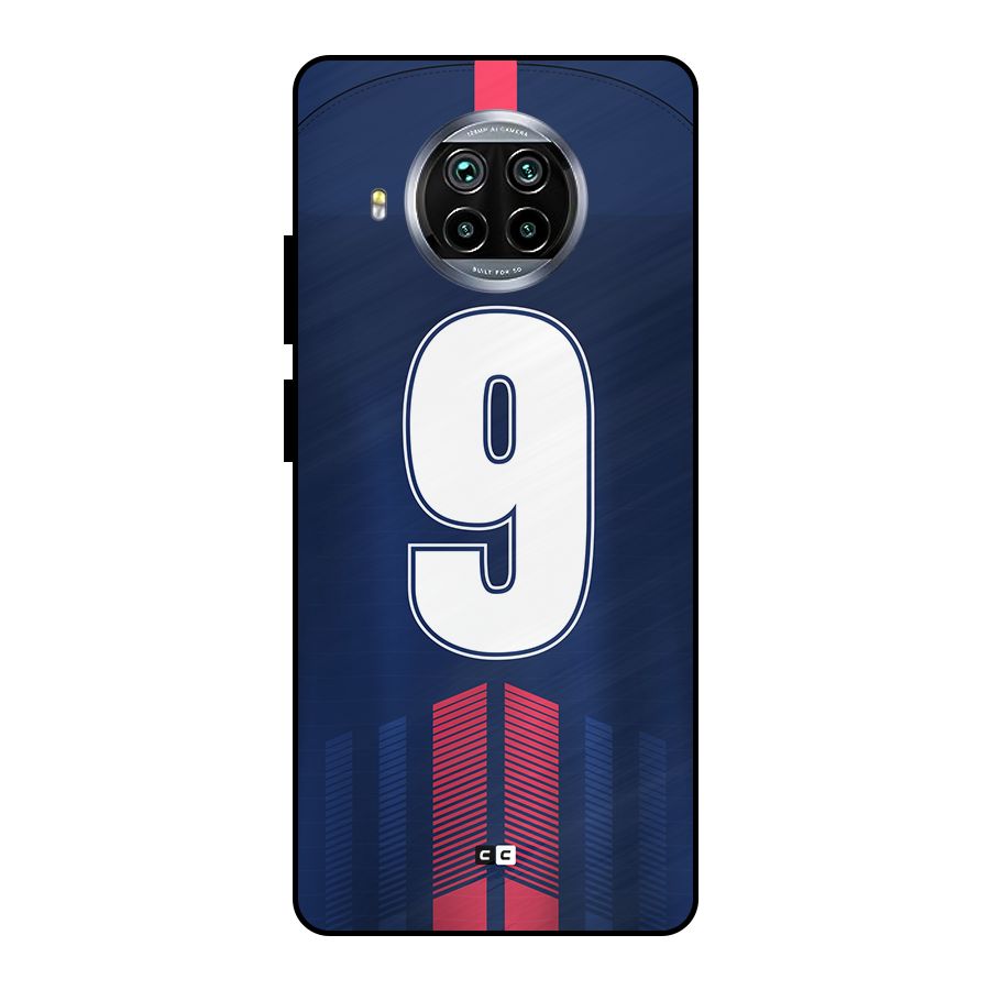 Jersy No 9 Metal Back Case for Mi 10i