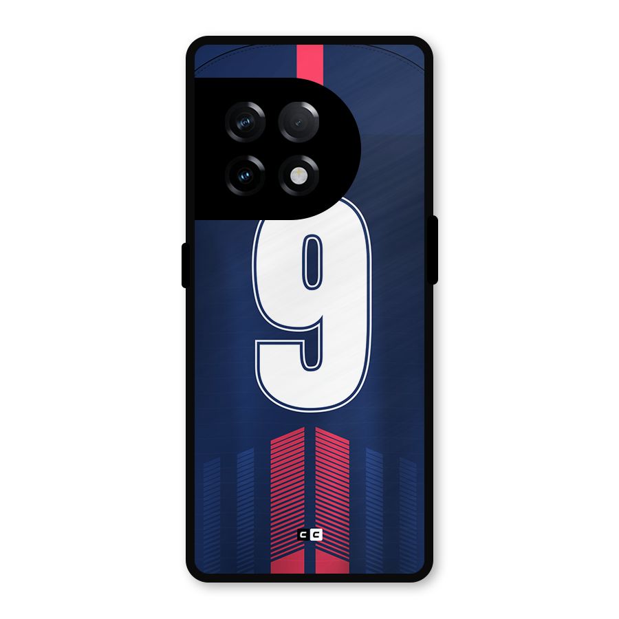 Jersy No 9 Metal Back Case for OnePlus 11R