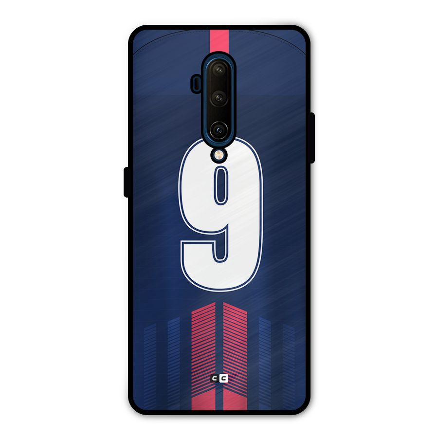 Jersy No 9 Metal Back Case for OnePlus 7T Pro