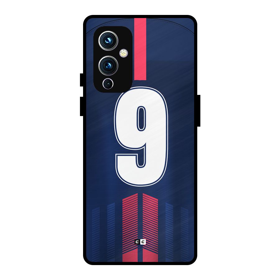 Jersy No 9 Metal Back Case for OnePlus 9