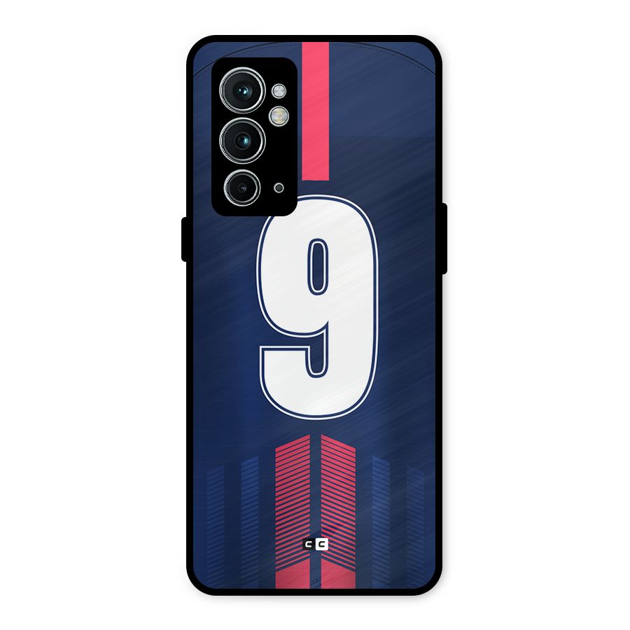 Jersy No 9 Metal Back Case for OnePlus 9RT 5G