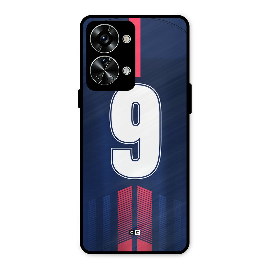Jersy No 9 Metal Back Case for OnePlus Nord 2T