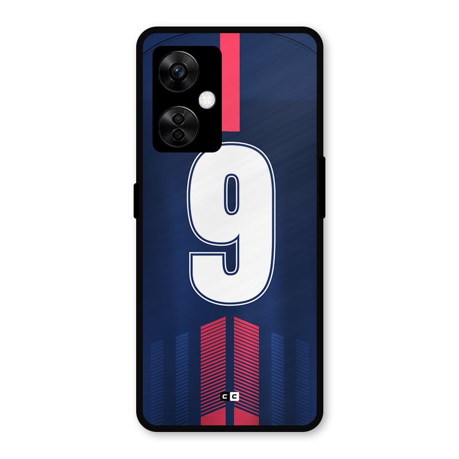 Jersy No 9 Metal Back Case for OnePlus Nord CE 3 Lite