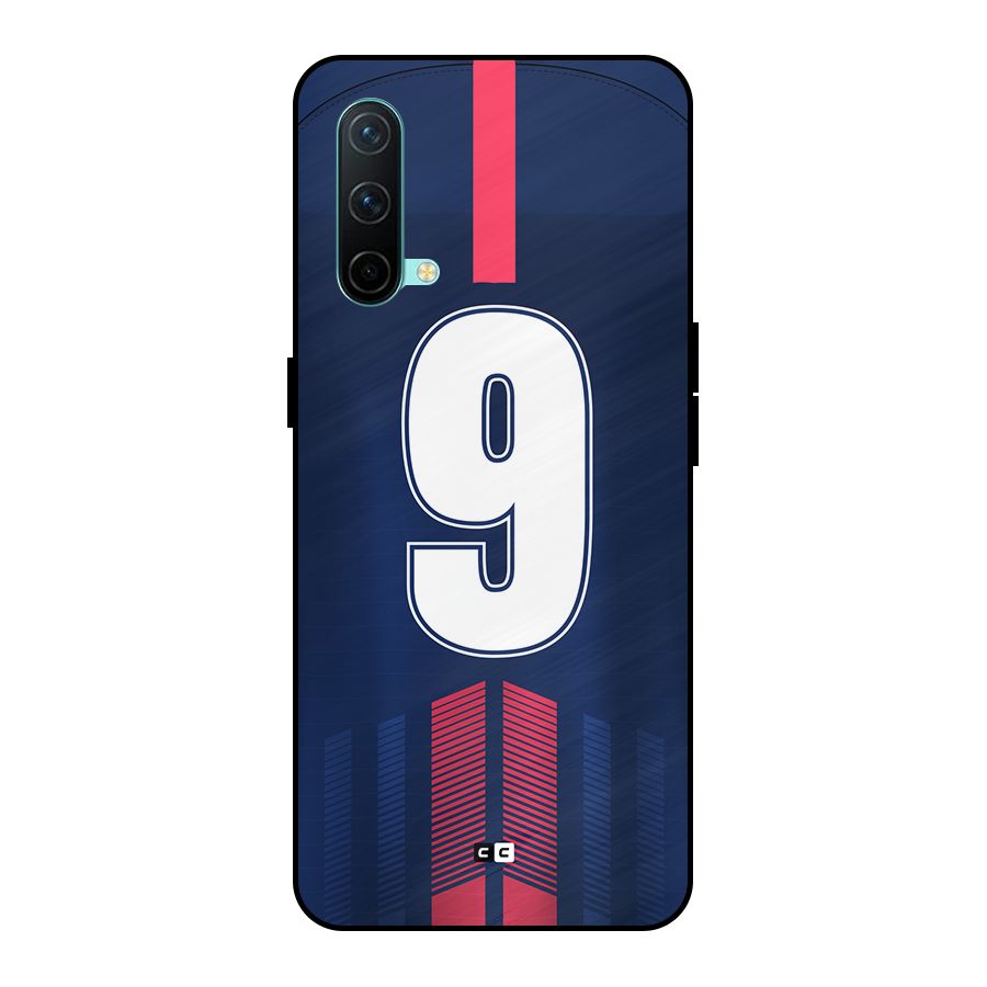 Jersy No 9 Metal Back Case for OnePlus Nord CE 5G