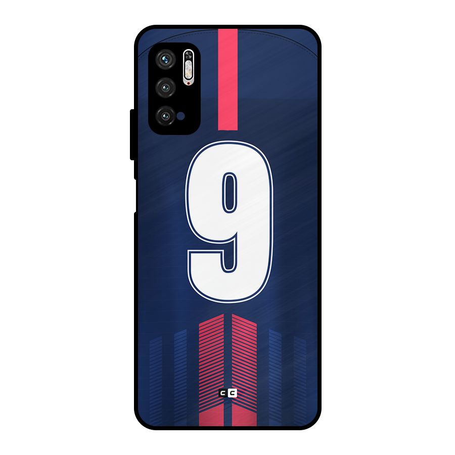 Jersy No 9 Metal Back Case for Poco M3 Pro 5G