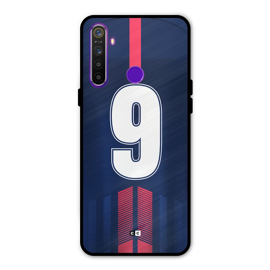 Jersy No 9 Metal Back Case for Realme 5i
