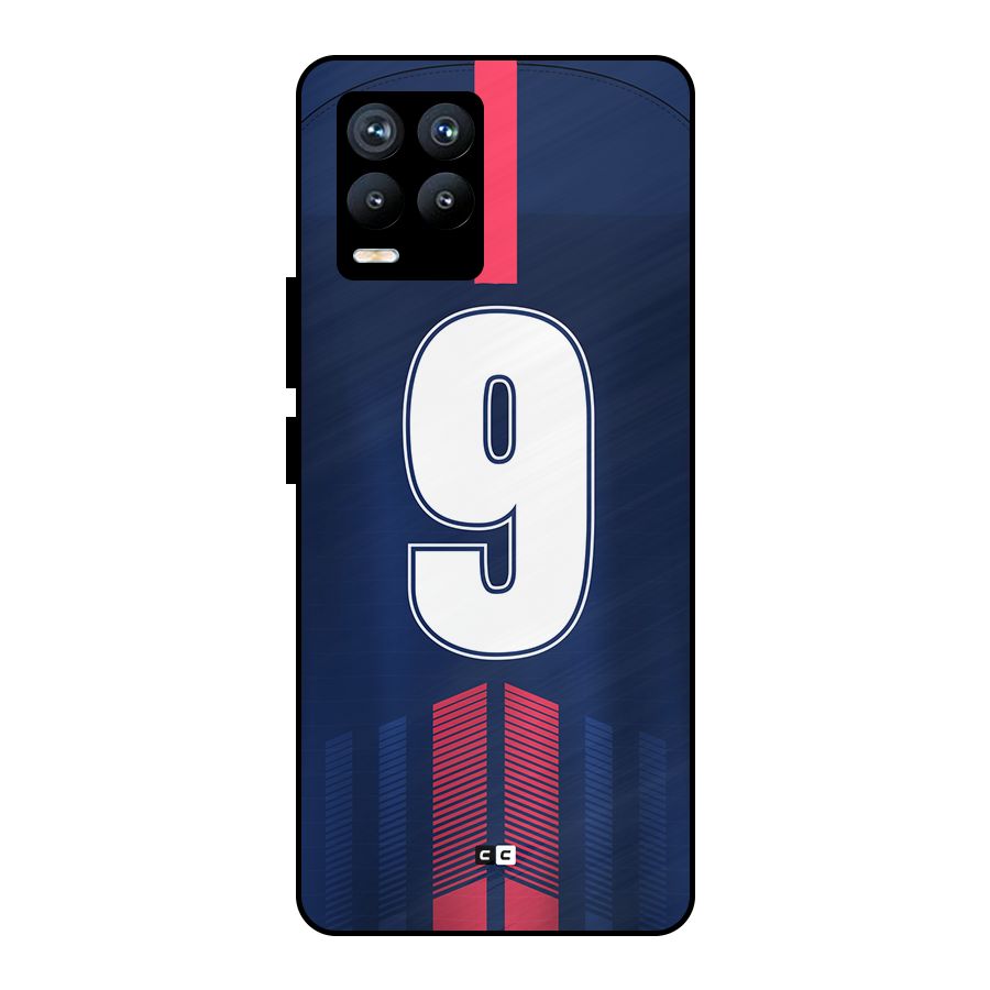 Jersy No 9 Metal Back Case for Realme 8 Pro