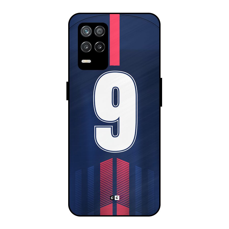 Jersy No 9 Metal Back Case for Realme 8s 5G