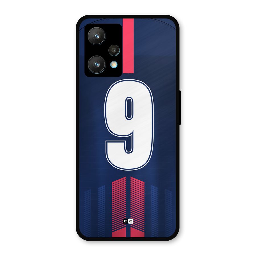Jersy No 9 Metal Back Case for Realme 9