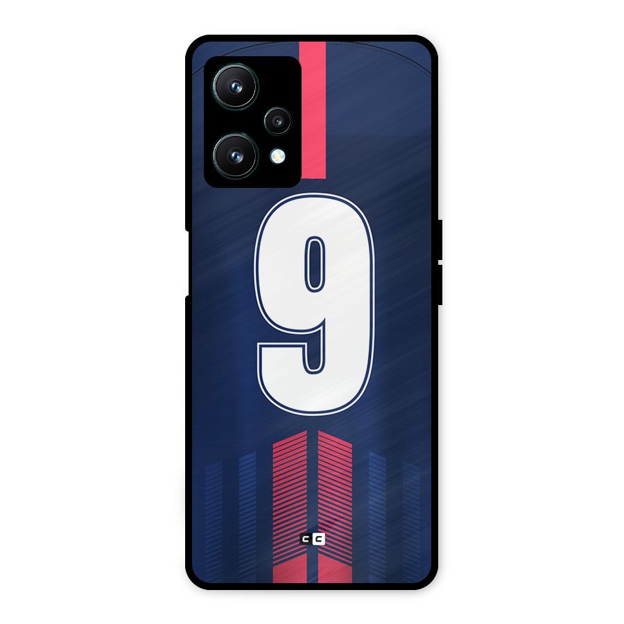 Jersy No 9 Metal Back Case for Realme 9 Pro 5G