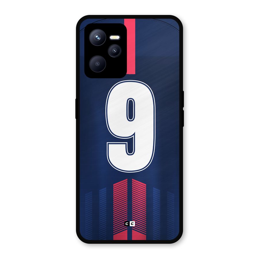 Jersy No 9 Metal Back Case for Realme C35