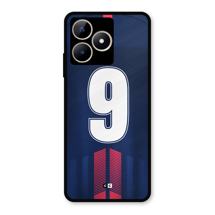 Jersy No 9 Metal Back Case for Realme C53