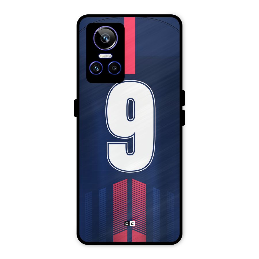 Jersy No 9 Metal Back Case for Realme GT Neo 3