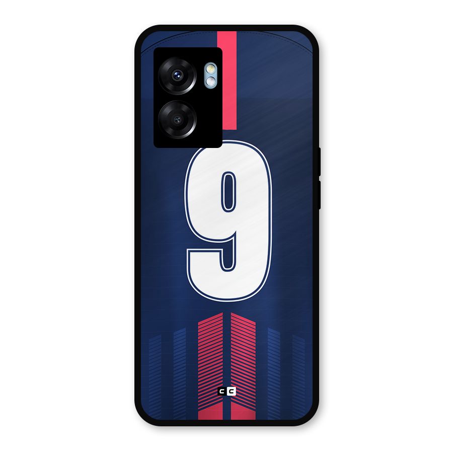 Jersy No 9 Metal Back Case for Realme Narzo 50 5G