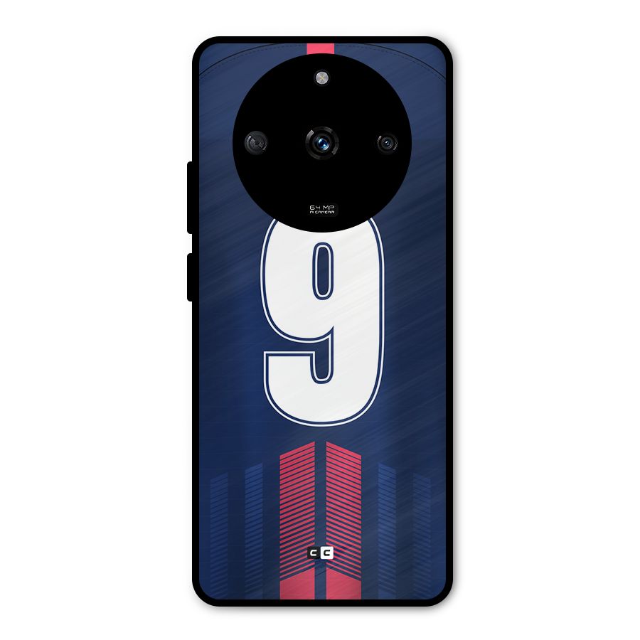 Jersy No 9 Metal Back Case for Realme Narzo 60 5G