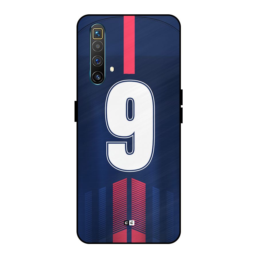 Jersy No 9 Metal Back Case for Realme X3
