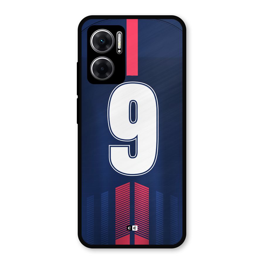 Jersy No 9 Metal Back Case for Redmi 11 Prime 5G