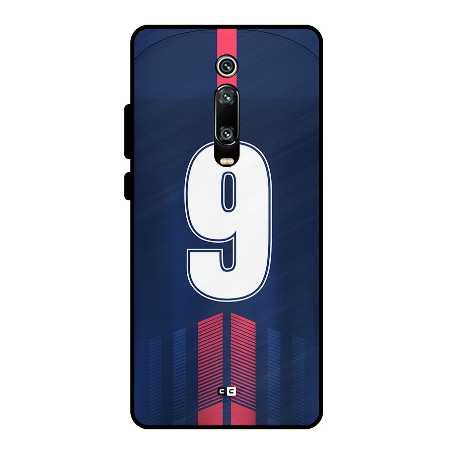 Jersy No 9 Metal Back Case for Redmi K20 Pro