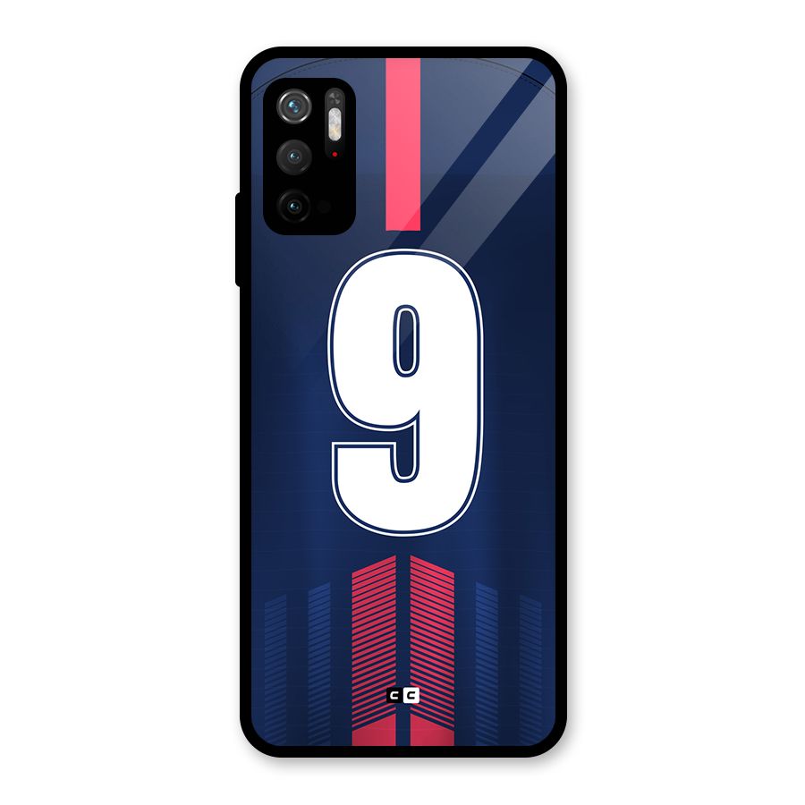 Jersy No 9 Metal Back Case for Redmi Note 10T 5G
