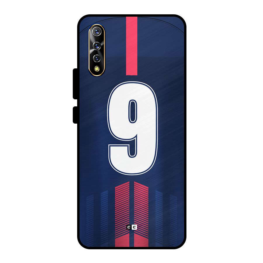 Jersy No 9 Metal Back Case for Vivo S1