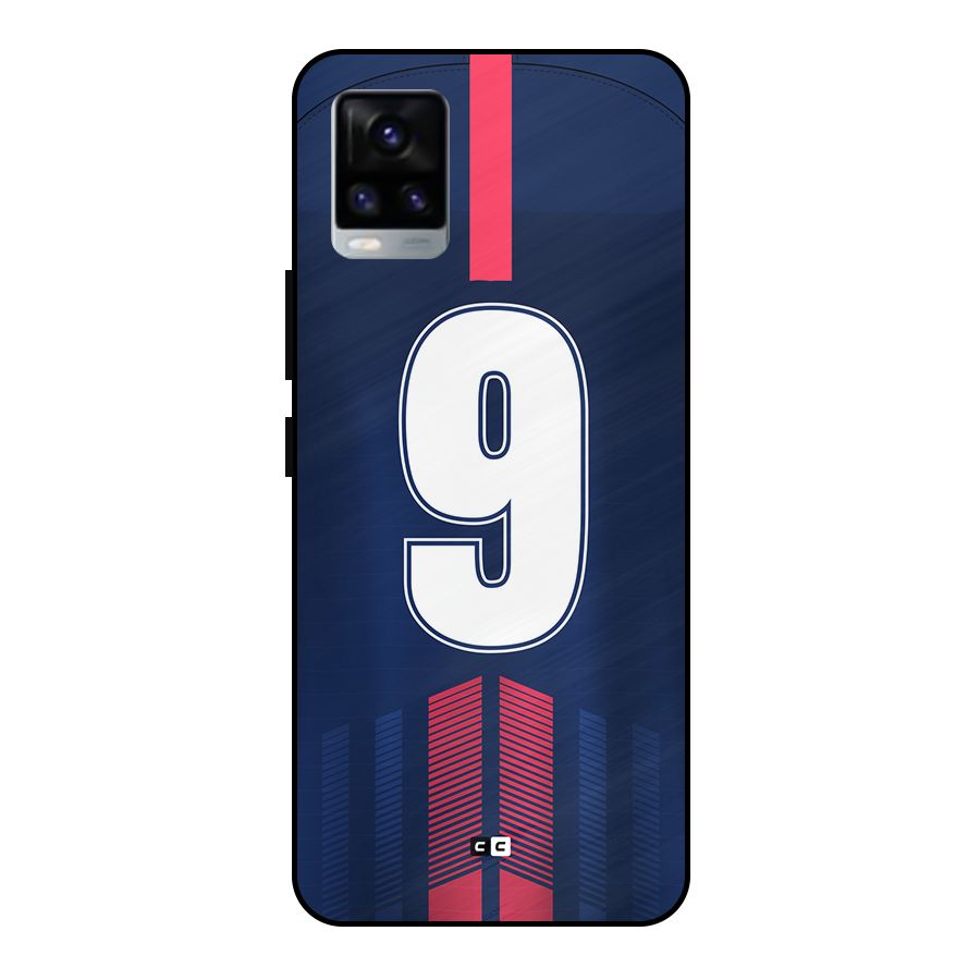 Jersy No 9 Metal Back Case for Vivo V20