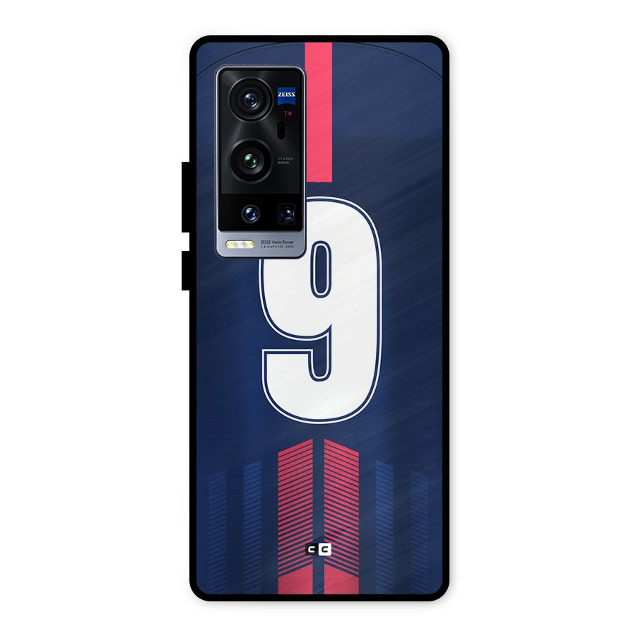 Jersy No 9 Metal Back Case for Vivo X60 Pro Plus