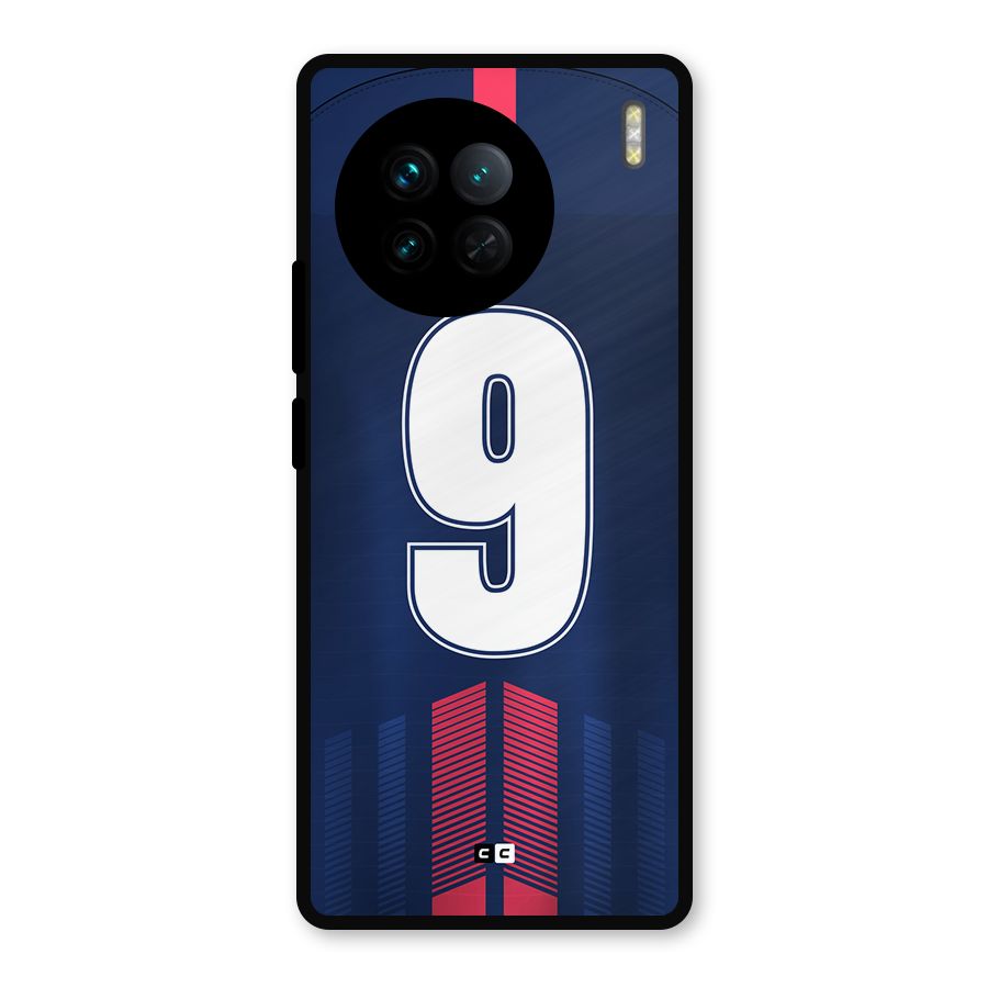 Jersy No 9 Metal Back Case for Vivo X90