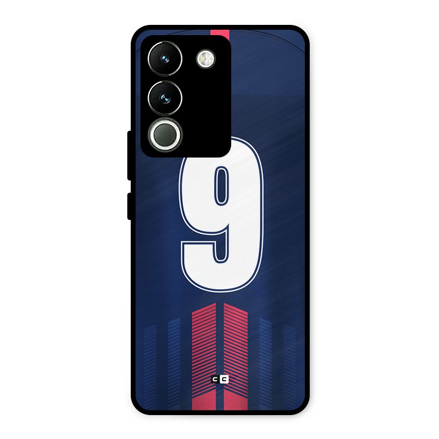Jersy No 9 Metal Back Case for Vivo Y200