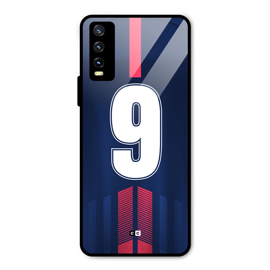 Jersy No 9 Metal Back Case for Vivo Y20g