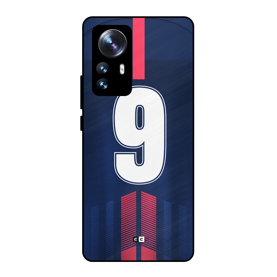 Jersy No 9 Metal Back Case for Xiaomi 12 Pro