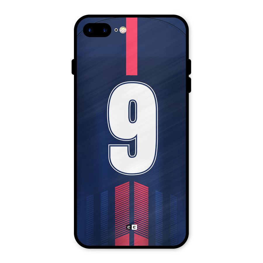Jersy No 9 Metal Back Case for iPhone 7 Plus