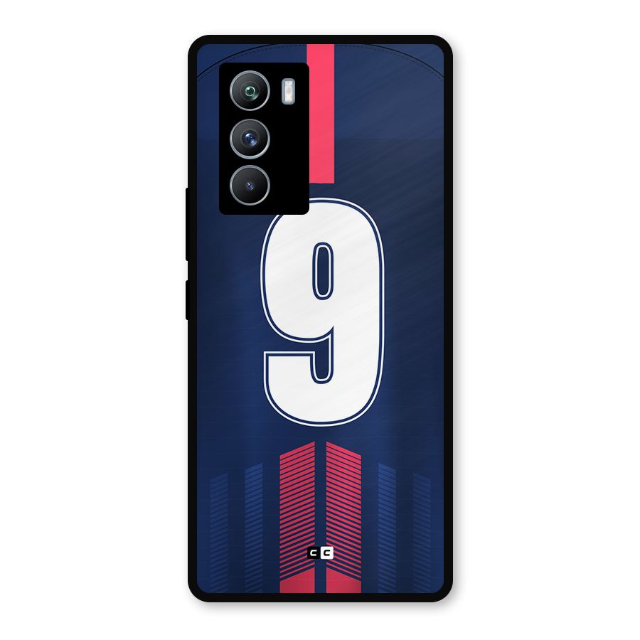 Jersy No 9 Metal Back Case for iQOO 9 SE
